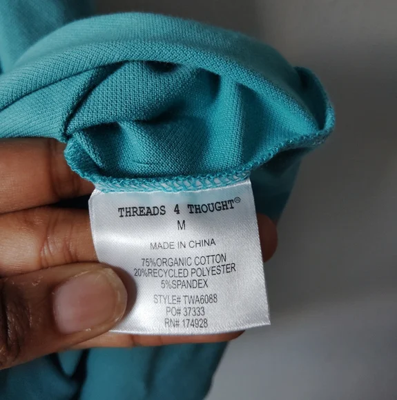 Threads 4 Thought Turquoise Tennis Dress - Picture 4 of 4